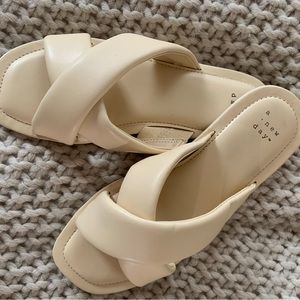 A New Day Daisy Crossband Slide Sandals
